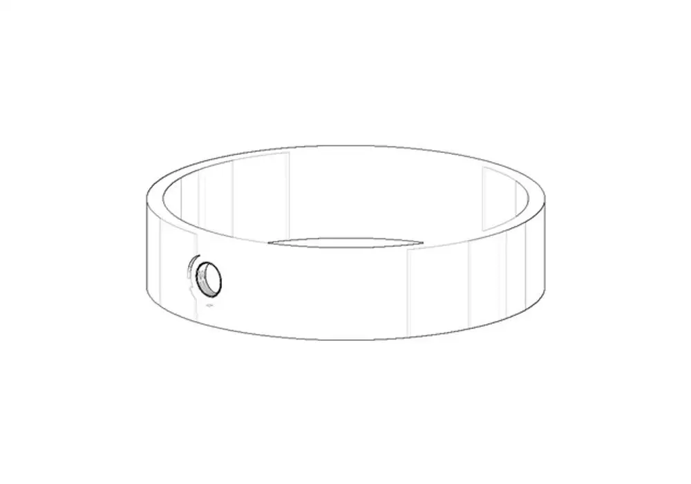 DORNBRACHT Halter für Toilettenbürstengarnitur ERSATZTEILE 081720619 D. 109 x 25 mm Chrom, 081720619-00 Galeriebild 1